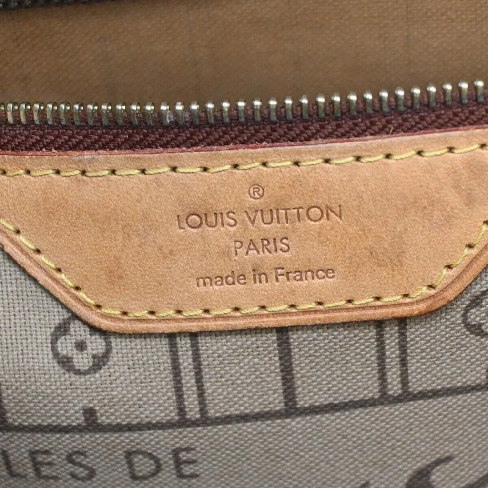 LOUIS VUITTON Neverfull MM Shoulder Tote Bag Monogram Leather
